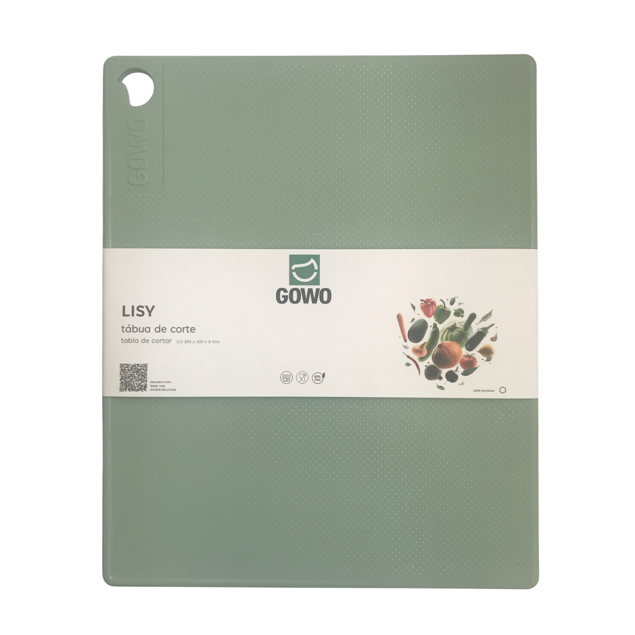 LISY 1/3 Tábua de cozinha - Cinzento Noite