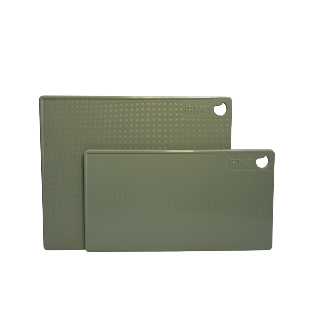 LISY – Conjunto versátil de tábuas de corte para cozinha | Superfície texturizada dupla face com drenagem | Design moderno, sem BPA | Pode ser lavado na máquina de lavar louça | GOWO